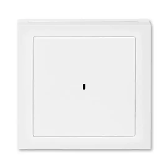 kryt spínače kartového; bílá/bílá, design LEVIT